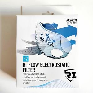 RZ Mask F2 Hi-Flow Filters 12 Pack Medium